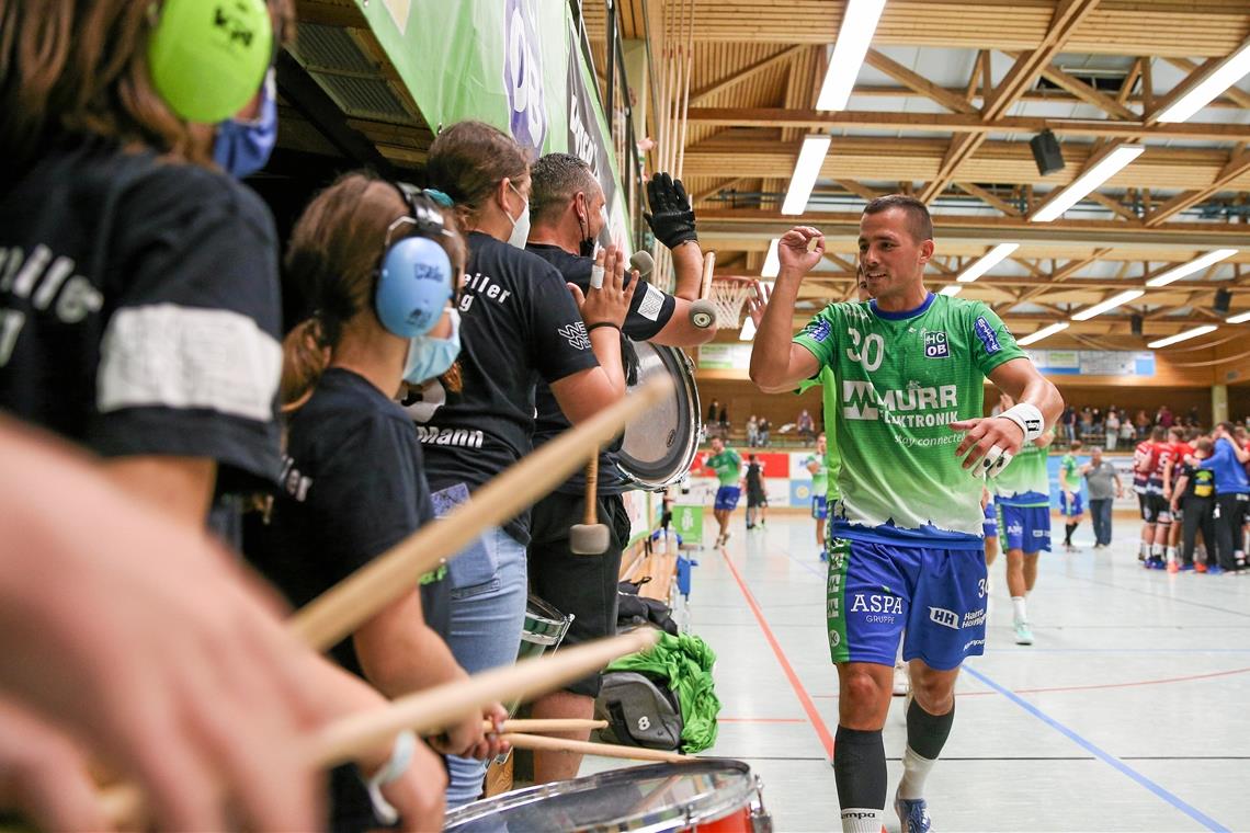 HC Oppenweiler/Backnang: Zum Heimauftakt ein echter Knaller HCOB-Spieler Philipp Maurer freut sich auf Unterstützung der Fans im bevorstehenden ersten Heimspiel der Saison. Foto: Alexander Becher