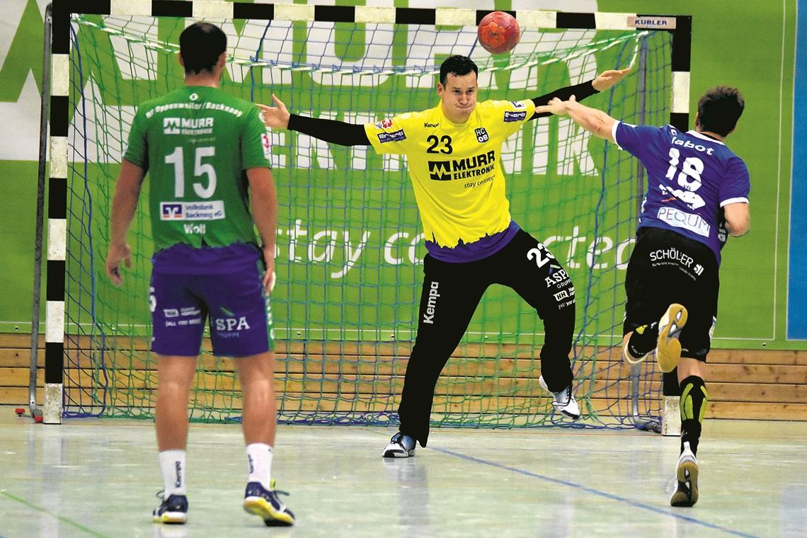 Heimstärke soll ausgespielt werden HCOB-Torhüter Stefan Koppmeier fällt aufgrund eines lädierten Bandes im Ellenbogen aus. Foto: T. Sellmaier