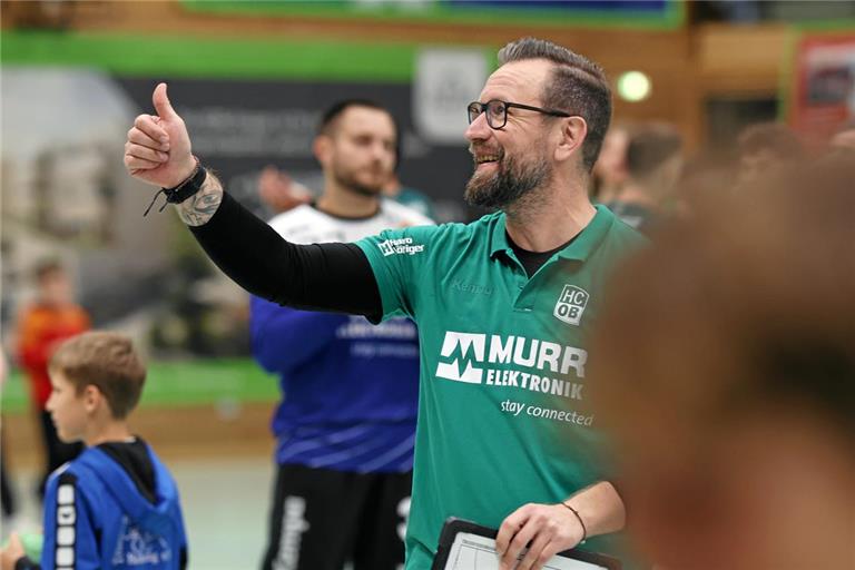 HCOB-Trainer Stephan Just ist für die Aufstiegsrunde zur 2. Bundesliga guter Dinge. Foto: Alexander Becher