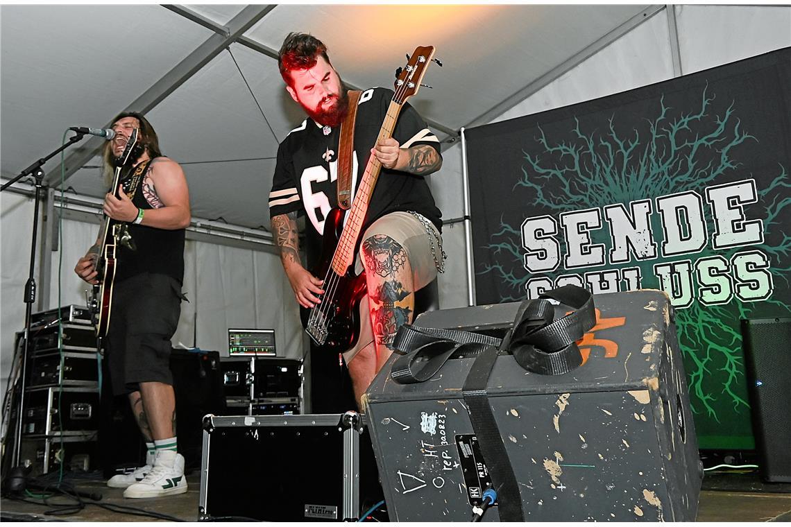 Headliner am Samstag ist die Band „Sendeschluss“ aus Bayern.