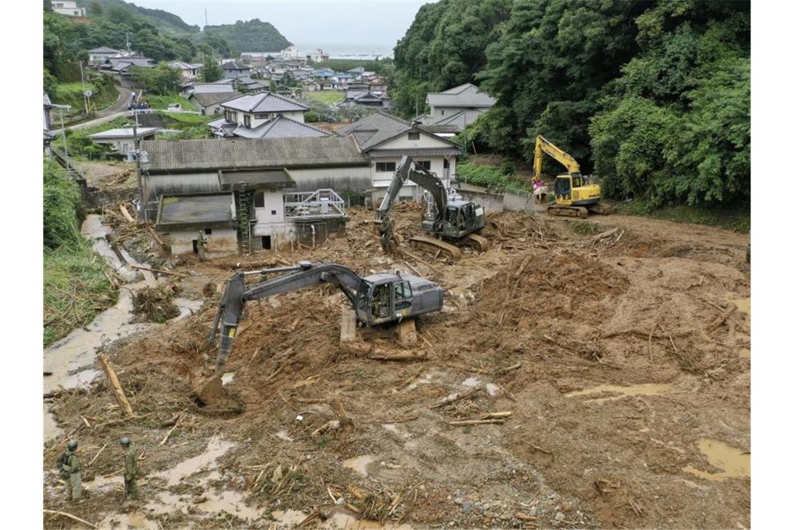 Mindestens 52 Tote bei Unwettern in Japan