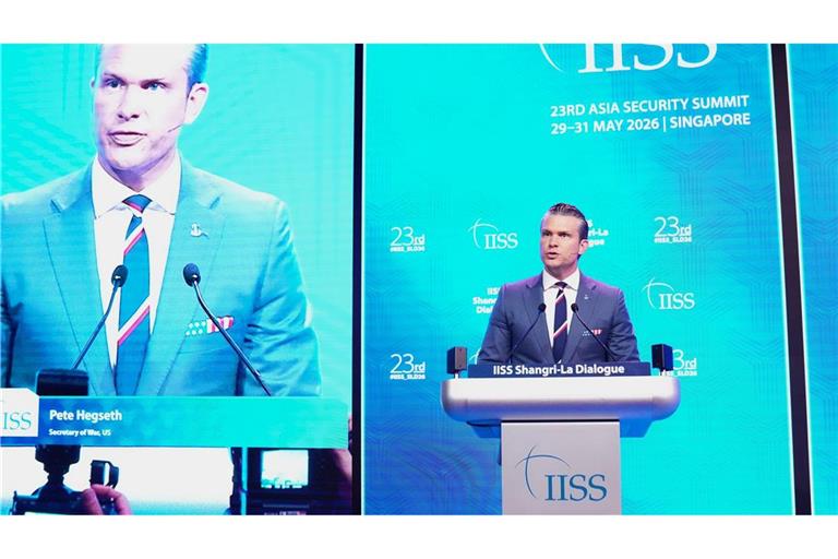 Hegseth hat Europa in Singapur scharf kritisiert.