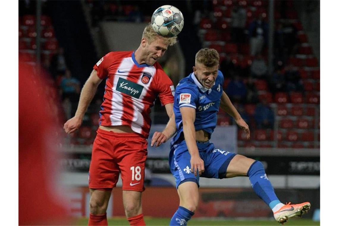 1. FC Heidenheim rückt in Tabelle hoch: 1:0 gegen Darmstadt