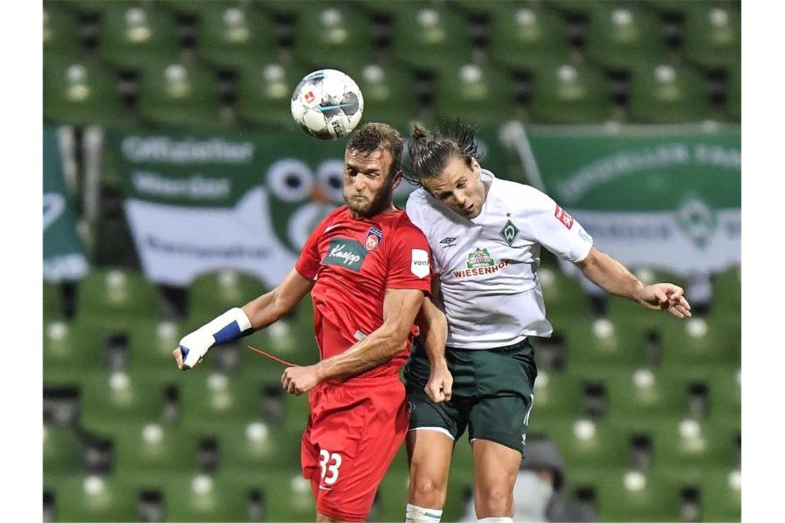 Werder droht weiter der Abstieg: Nur 0:0 gegen Heidenheim