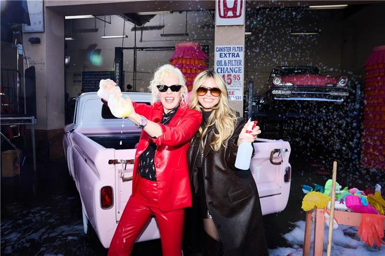 Heidi Klum mit Gastjurorin Ellen von Unwerth.