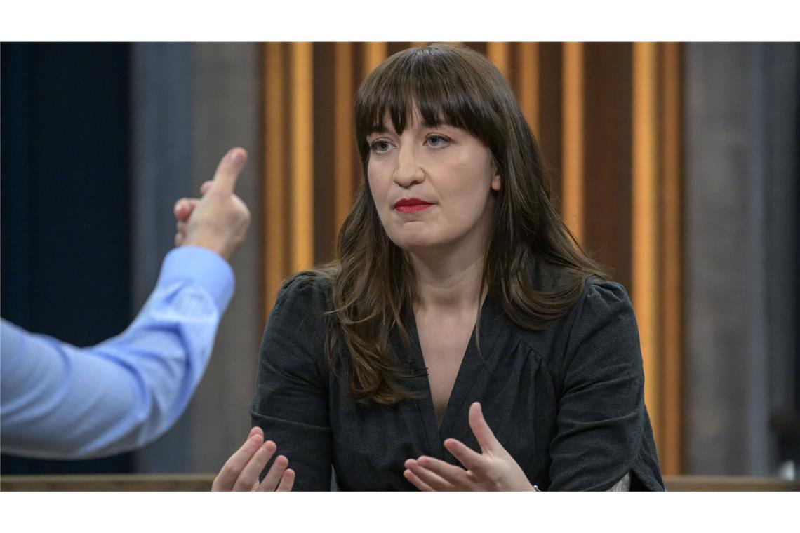 Heidi Reichinnek (Linke) war am Sonntagabend bei Caren Miosga zu Gast.