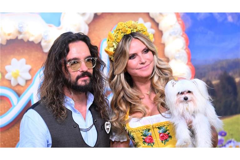 „HeidiFest“ im TV: Tom Kaulitz und Heidi Klum auf dem roten Teppich. Gemeinsam mit ihrer Familie und geladenen Gästen eröffnet Klum die Oktoberfest-Saison.