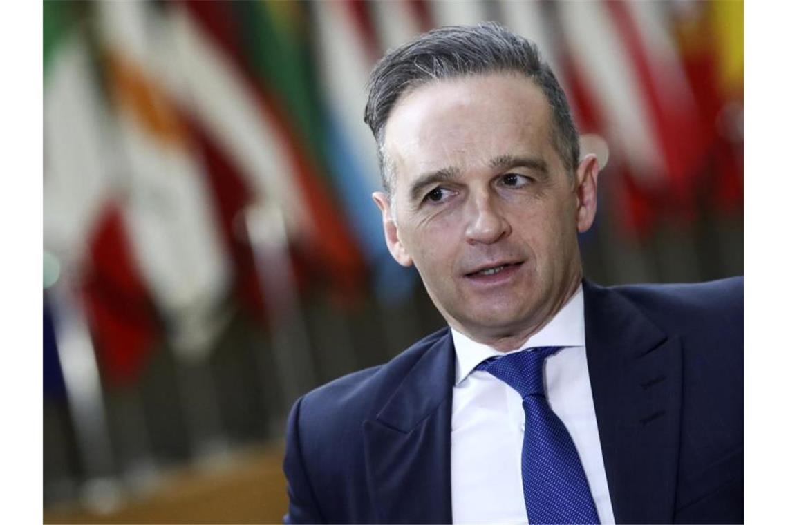 Maas kritisiert China und Russland Heiko Maas (SPD), Bundesaußenminister, hat China, Russland und andere Länder wegen Verstößen gegen die Menschenrechte angeprangert. Foto: Yves Herman/Pool Reuters/AP/dpa