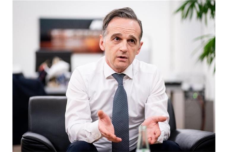 Heiko Maas zieht insgesamt eine positive Bilanz des deutschen EU-Vorsitzes im vergangenen halben Jahr. Foto: Kay Nietfeld/dpa