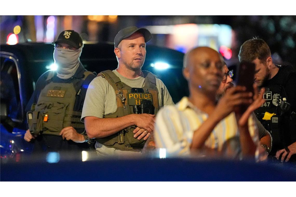Heimatschutz patrouilliert mitten in Washington
