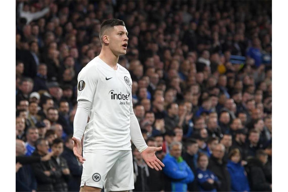 Von Kovac bis Nübel: Die Gesichter der Saison 2018/2019 Heiß begehrt in Europa: Eintracht-Torjäger Luka Jovic. Foto: Arne Dedert