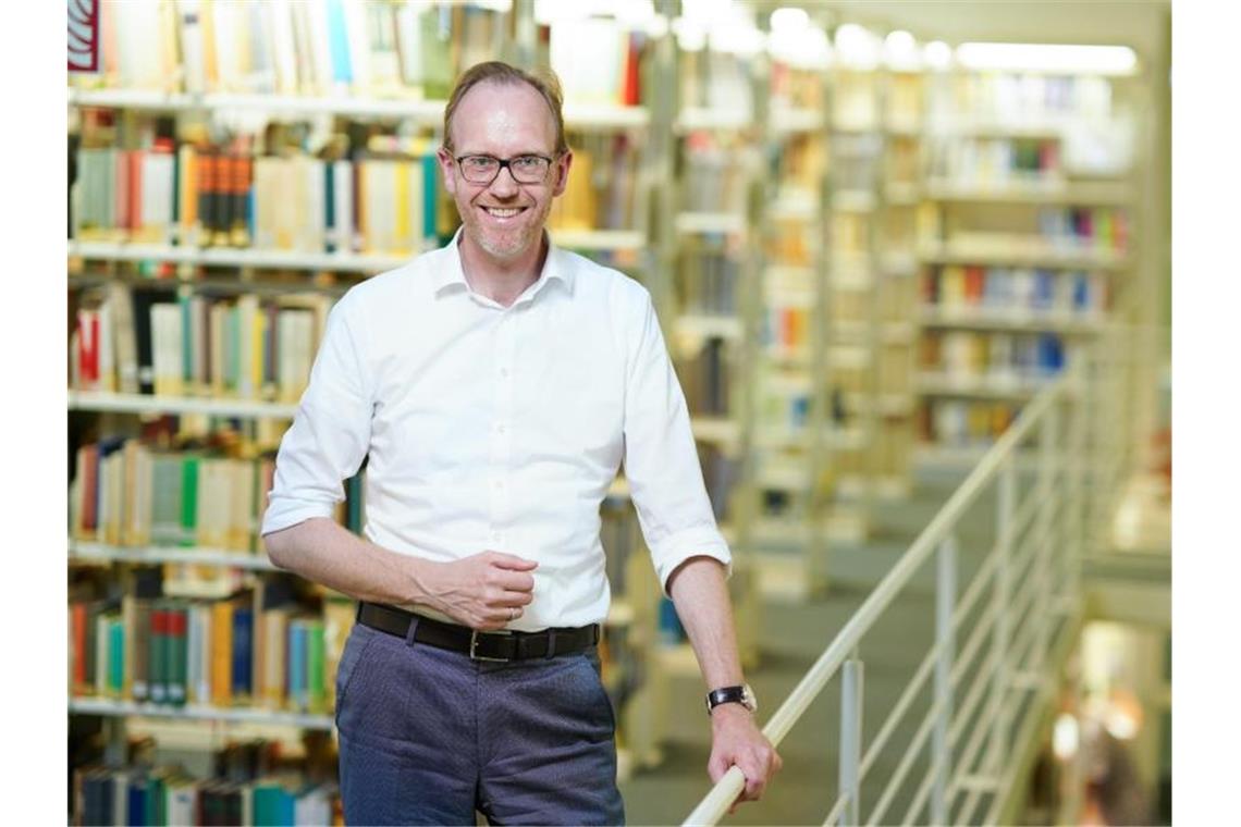 Henning Lobin, der Direktor des Instituts für Deutsche Sprache in Mannheim. Foto: Uwe Anspach/dpa/Archivbild