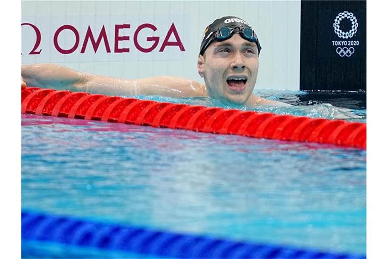 Henning Mühlleitner ist über 400 Meter Freistil auf den vierten Platz geschwommen. Foto: Michael Kappeler/dpa