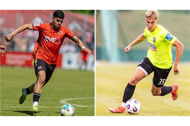 Henrick Selitaj (li.) und Julian Kudala werden beim SGV Freiberg hoch gehandelt.      
Fotos: Imago