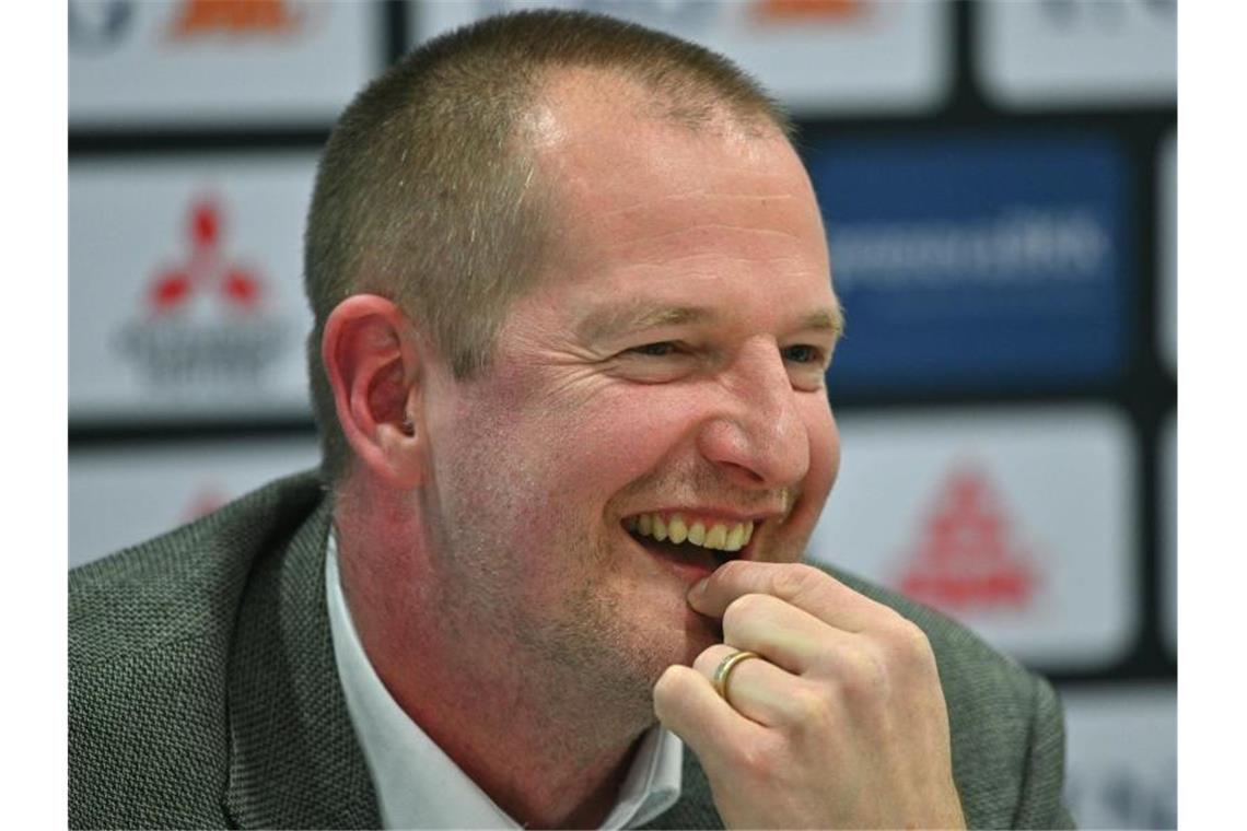 Henrik Rödl ist der Coach der deutschen Basketballer. Foto: Harald Tittel