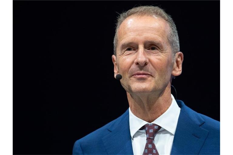 Herbert Diess, Vorstandsvorsitzender von Volkswagen. Foto: Sven Hoppe/dpa