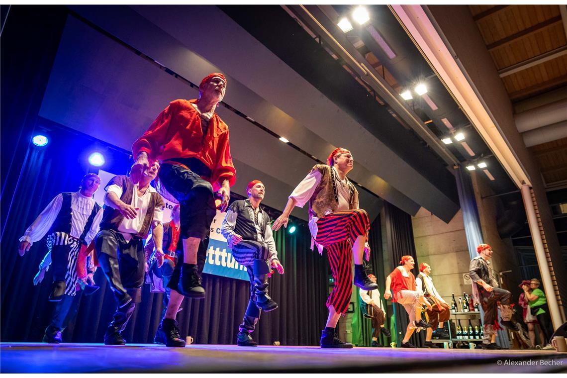 Herrenballetturnier vom Unterweissacher Carnevals-Club in der Seeguthalle in Cot...