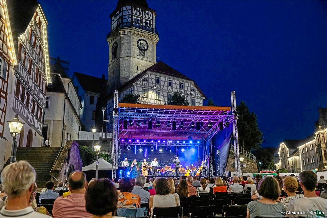 Herrliche Atmosphäre auf dem Marktplatz.