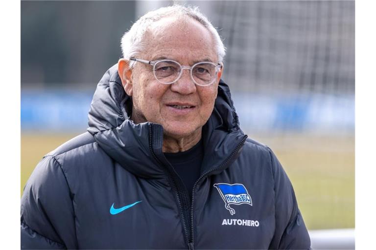 Hertha BSC setzt im Abstiegskampf auf Felix Magath. Foto: Andreas Gora/dpa