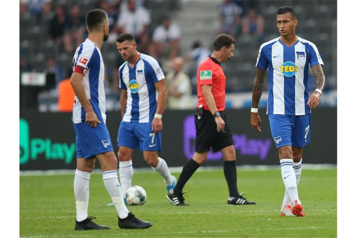 Hertha BSC verlor 0:3 gegen den VfL Wolfsburg. Foto: Andreas Gora