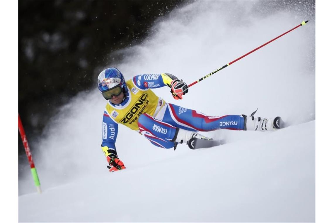 Bei Ski-Stars wachsen vor Olympia die Sorgen „Heute war einfach zu viel“, kritisierte Alexis Pinturault den Weltverband Fis mit Blick auf den Rennabbruch in Kroatien. Foto: Gabriele Facciotti/AP/dpa