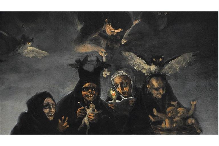 Hexensabbat, Gemälde von Francisco de Goya, um 1797/98.