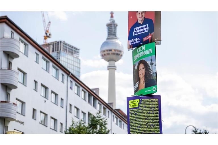 Hier gibt es die Ergebnisse der aktuellsten Umfragen zur Abgeordnetenhauswahl in Berlin.