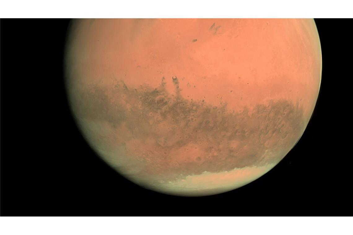 Science statt Fiction: Wie Mars-Fotos mit Mythen aufräumten Hier ist der Mars auf einer Aufnahme der Europäischen Weltraumagentur Esa zu sehen (Archivfoto).