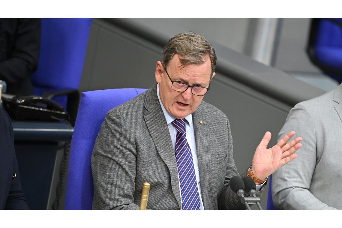 Ramelow erklärt leeren Plenarsaal "Hier ist richtiges Leben", so Bundestags-Vizepräsident Bodo Ramelow. (Archivbild)