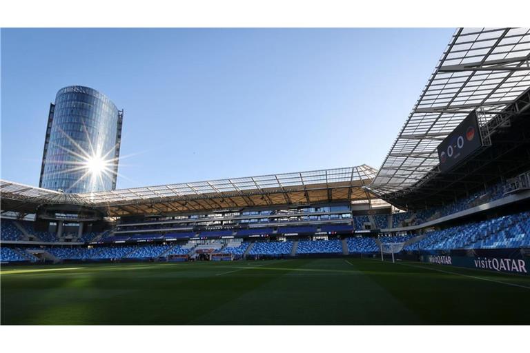 Hier wird gespielt: Blick ins Nationalstadion in Bratislava.
