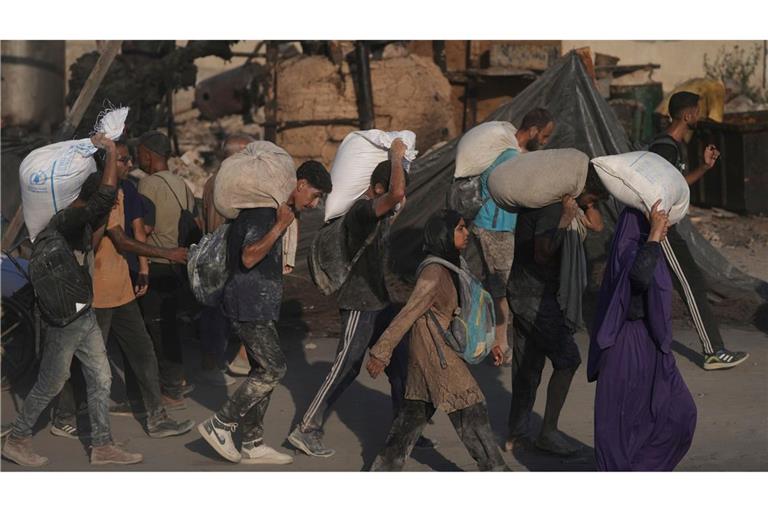 Hilfsgüter werden im Gazastreifen dringend benötigt. (Archivbild)