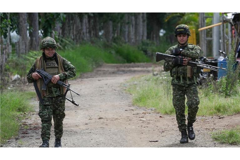 Hinter dem Angriff dürfte eine Splittergruppe der Farc-Rebellen stecken. (Archivbild)