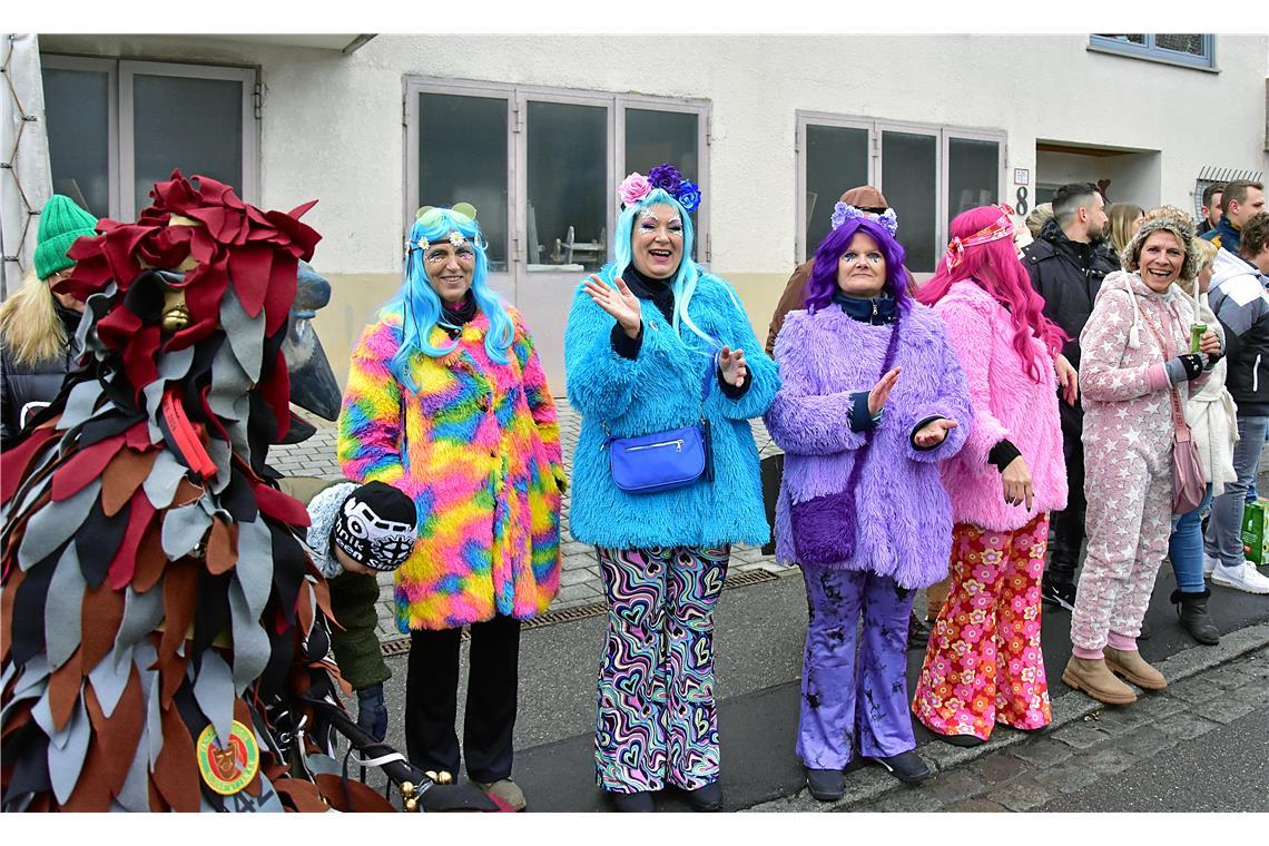 Hippie und ein bisschen fantasy: Dieses Damenquartett ist aus Allmersbach im Tal...