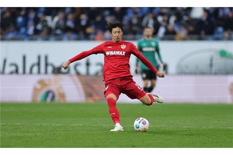 Hiroki Ito ist als linker Innenverteidiger beim VfB gesetzt.