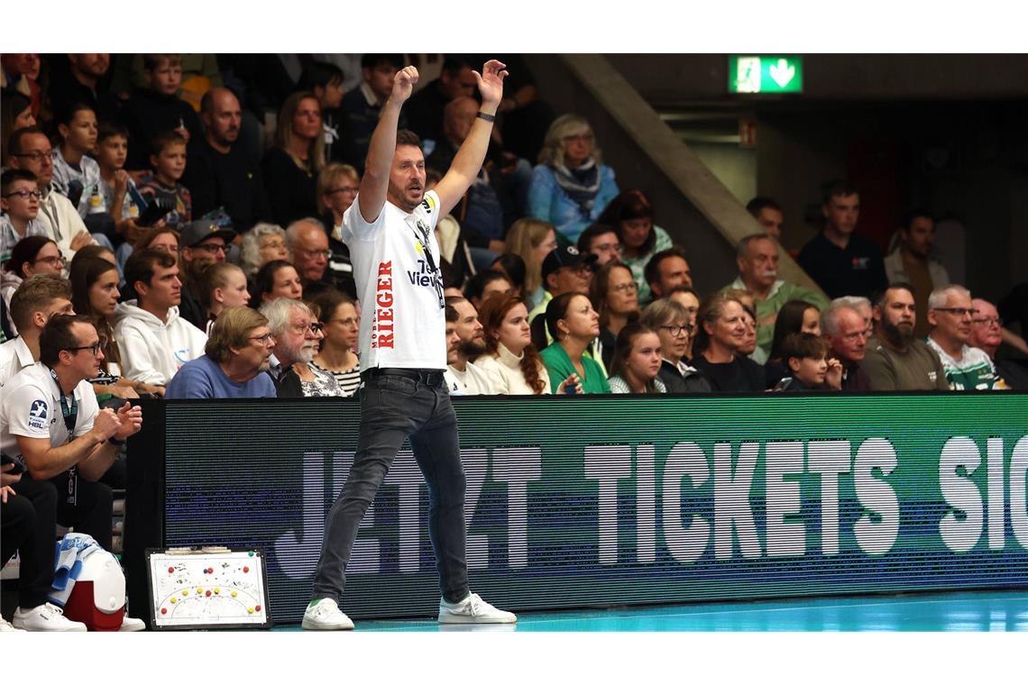 Hoch erfreut: FAG-Coach Ben Matschke.