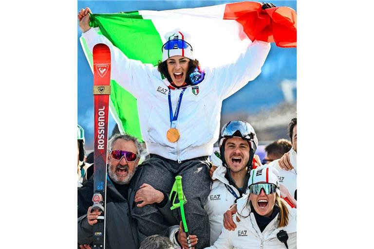 Hoch soll sie leben! Federica Brignone gewinnt