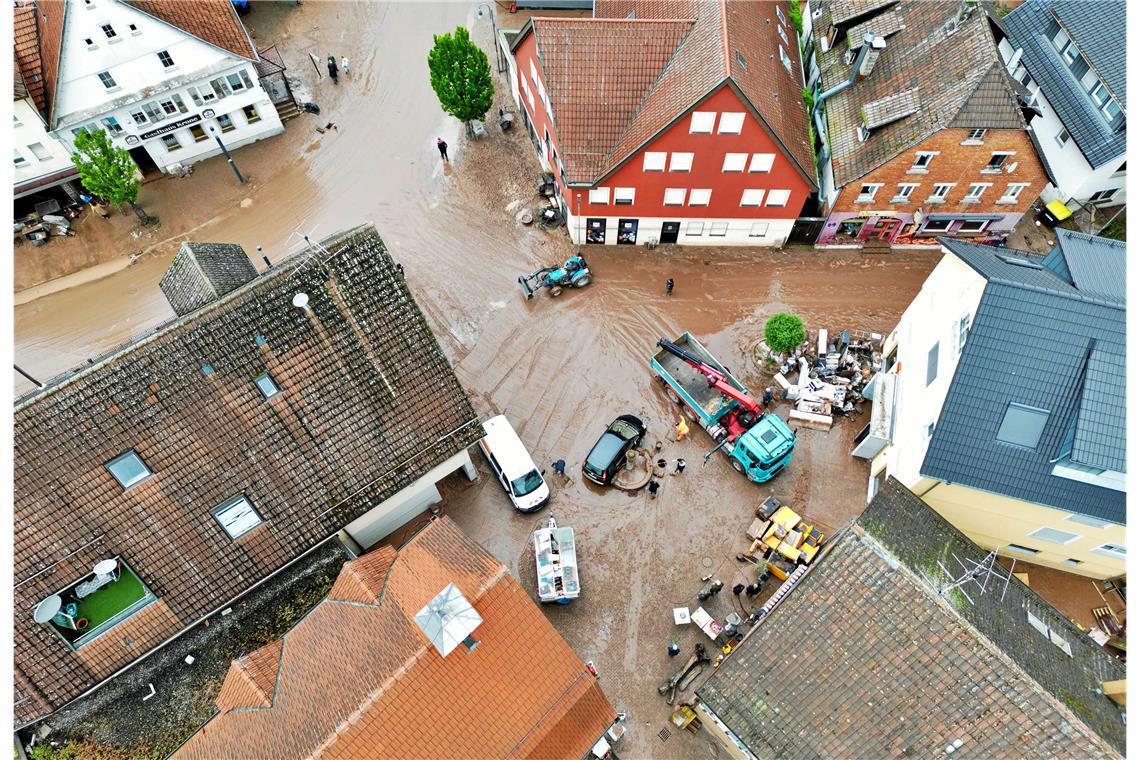 „Können nicht alle Lücken schließen“ Hochwasser und Starkregen haben den Katastrophenschutz im Juni auf die Probe gestellt. Landrat Sigel ist froh darum, dass solche Fälle geübt wurden. Archivfoto: 7aktuell.de/Kevin Lermer