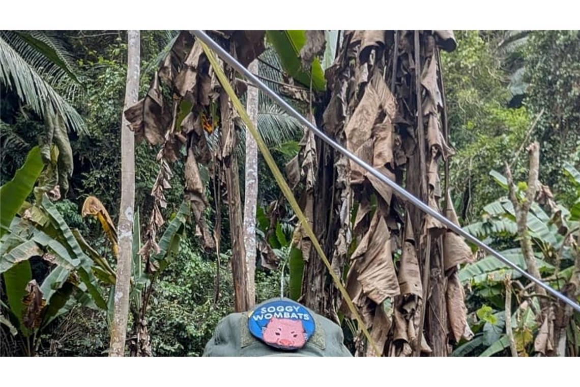 Höhlentaucher Josh Richards ist in Laos, um die Mission zu unterstützen.