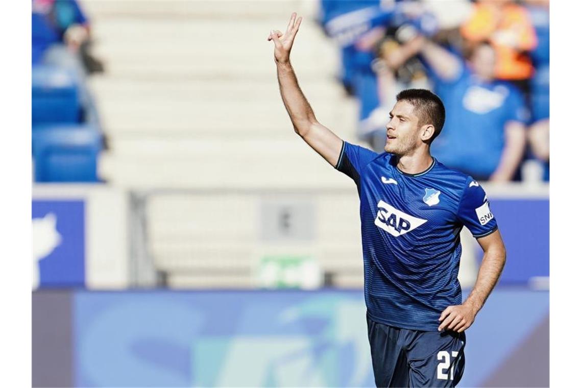 Hoffenheims Torjäger Andrej Kramaric war zum ersten Mal in dieser Saison erfolgreich. Foto: Uwe Anspach/dpa