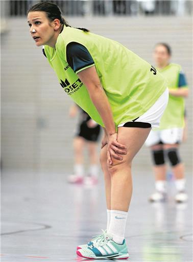 Hoffnungsträgerin für die Frauen des HC Oppenweiler/Backnang: Judit Lukacs.Foto: Baumann