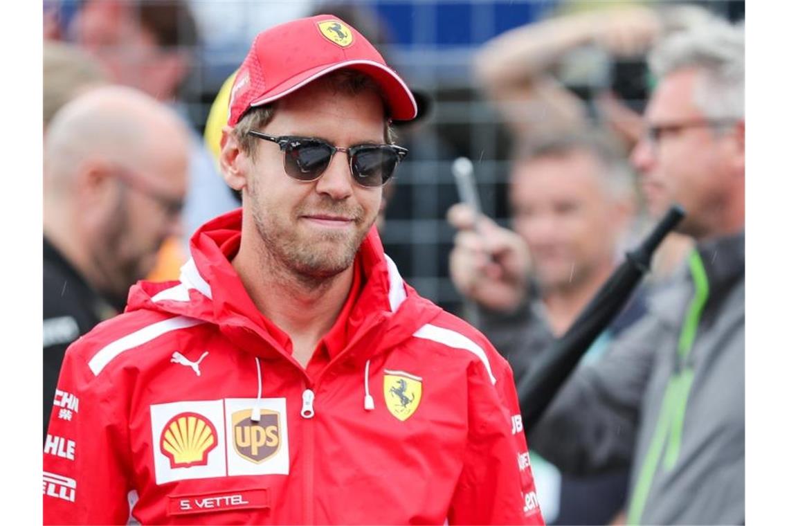 Vettel-Hoffnung auf ersten echten Sieg 2019 Hofft auf einen Sieg in Ungarn: Ferrari-Star Sebastian Vettel. Foto: Jan Woitas