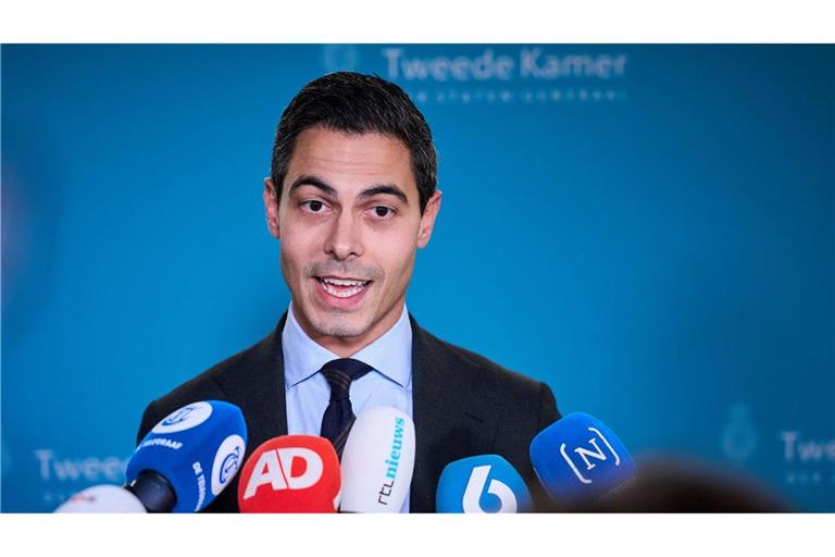 Hofft auf Kooperation im Parlament: Rob Jetten von der Partei D66.