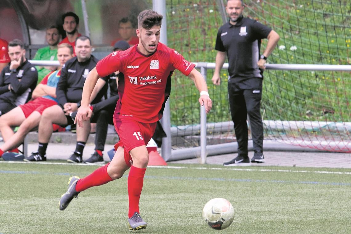 TSG nimmt die Favoritenrolle an Hofft auf möglichst viele Einsätze: TSG-Eigengewächs Sascha Schmalz. Foto: A. Hornauer