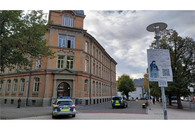 Hohenbergschule in Albstadt: Hier kam es am Dienstagmorgen zu einem Angriff.
