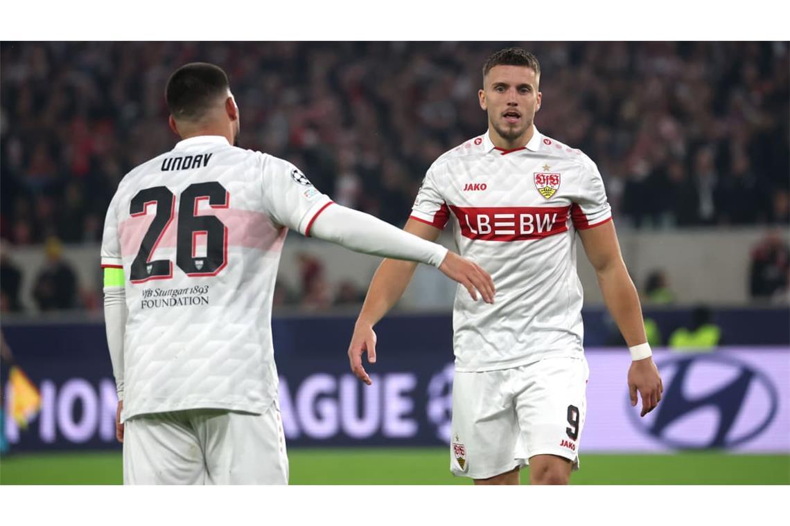 Hohes Pensum: Deniz Undav und Ermedin Demirovic sind mit dem VfB derzeit im Drei-Tages-Rhythmus gefordert.