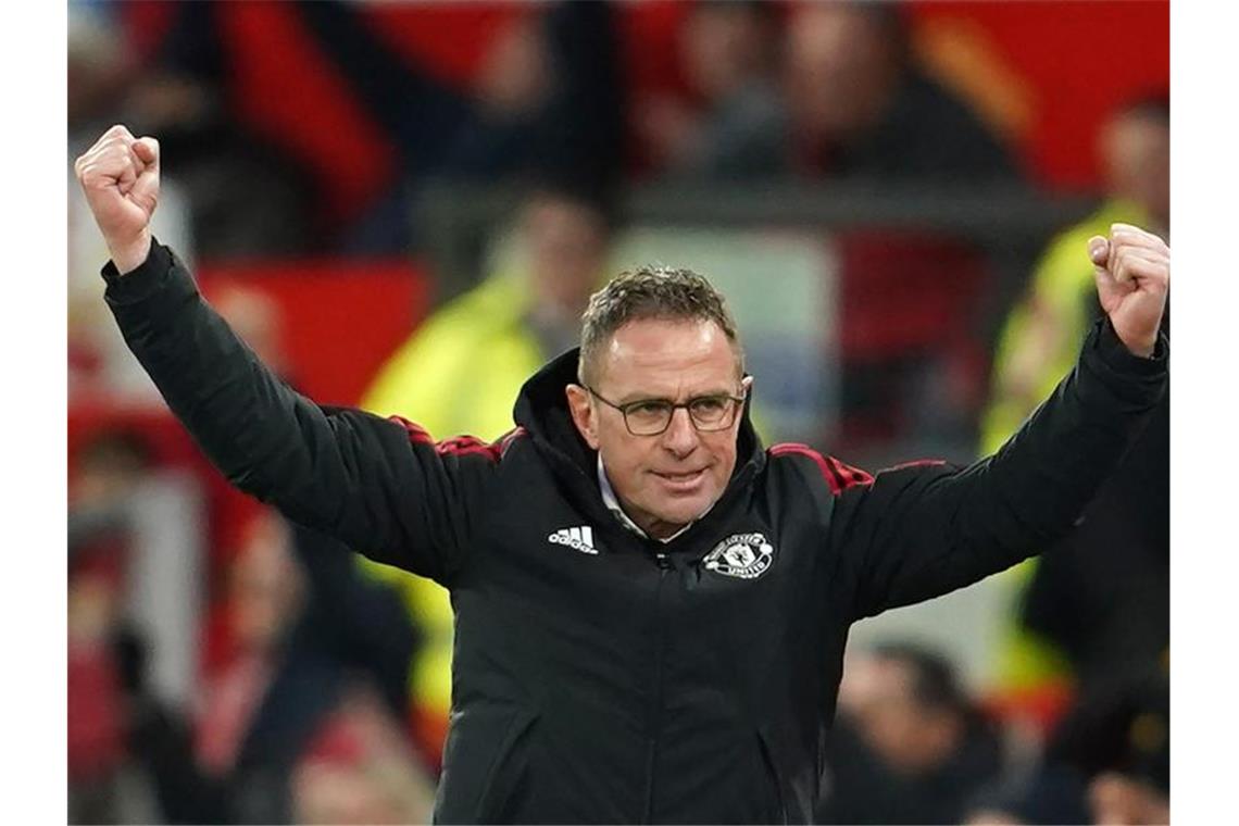 Rangnick mit Sieg beim Debüt als United-Trainer Holte bei seinem Debüt als United-Trainer drei Punkte: Ralf Rangnick. Foto: Jon Super/AP/dpa