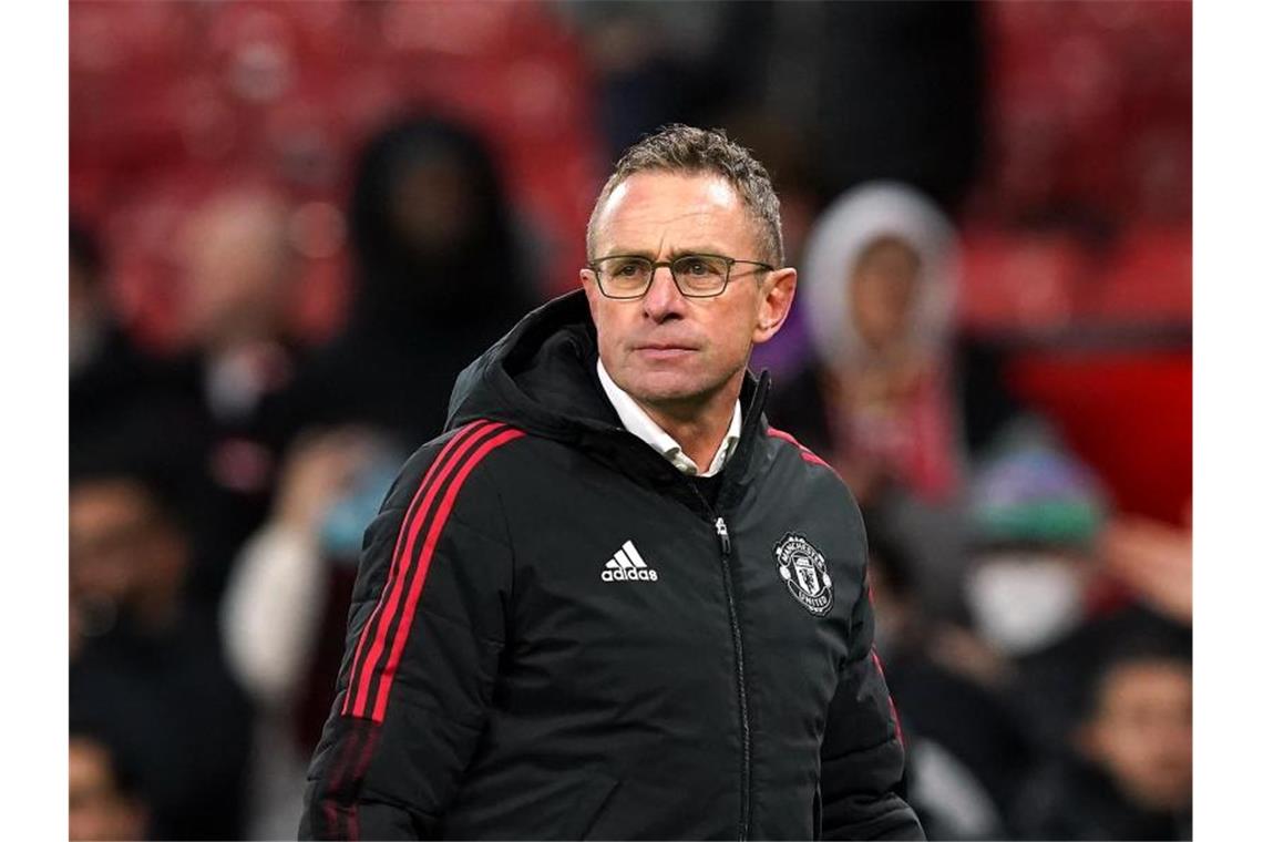 Barcelona scheitert - Rangnick mit Punkt bei Debüt Holte gegen Young Boys Bern einen Punkt mit Manchester United: Trainer Ralf Rangnick. Foto: Martin Rickett/PA Wire/dpa