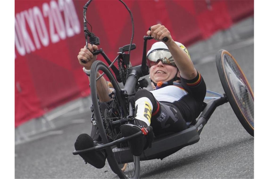 Holte in Tokio auch eine Medaille im Straßenrennen: Annika Zeyen. Foto: Marcus Brandt/dpa