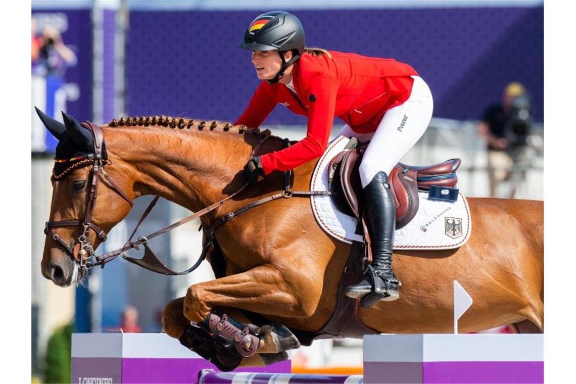 Holte mit der deutschen Springreiter-Equipe EM-Silber in Rotterdam: Simone Blum. Foto: Rolf Vennenbernd