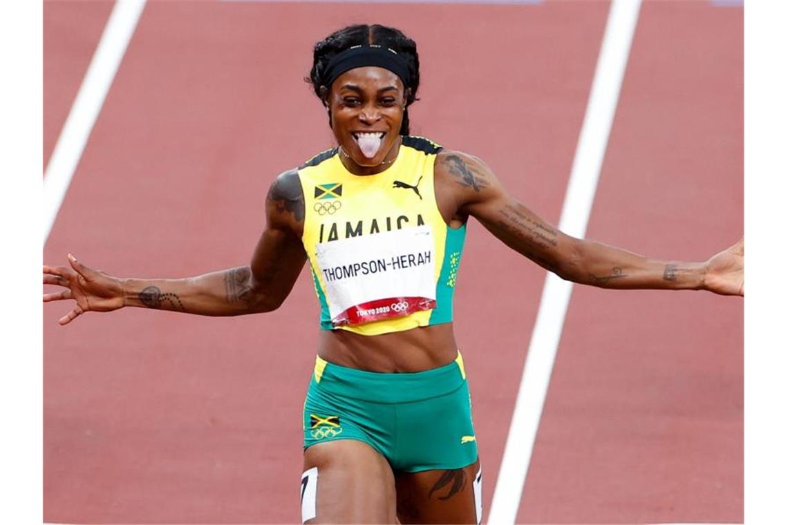 Jamaikanerin Thompson-Herah rennt zu zweitem Sprint-Gold